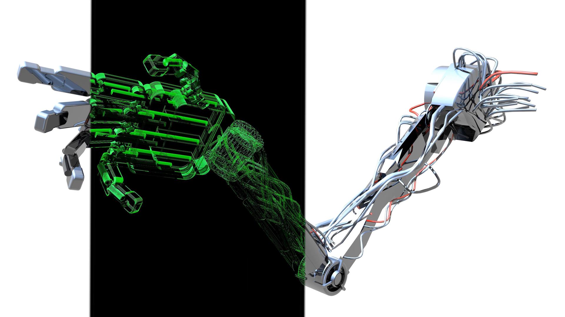 Robotic Arm and Hand Sections